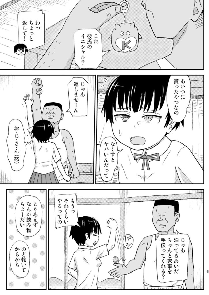 【エロ漫画】夏休みに叔父さんの家に遊びに行った可愛い姪っ子J○が睡眠薬で眠らされて睡眠姦されちゃう・・・