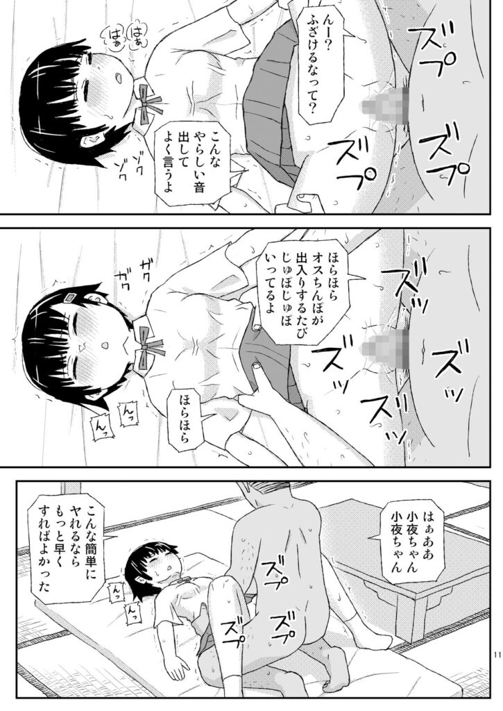 【エロ漫画】夏休みに叔父さんの家に遊びに行った可愛い姪っ子J○が睡眠薬で眠らされて睡眠姦されちゃう・・・