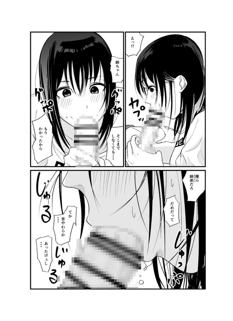 【エロ漫画】美人で文武両道の完璧なJK姉が家でディルドオナニーしてるところを弟くんに見られてしまうんだけど、それがきっかけで一線を越えてイチャイチャ近親相姦エッチしちゃう♡