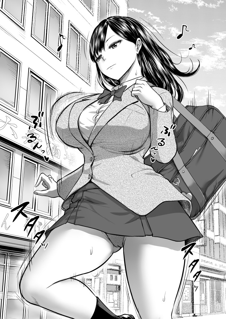 【エロ漫画】美人なのにいつも無表情なクール系JK彼女がサイコパスな変態彼氏のお願いされて電車内で遭遇した痴漢男とセックスさせられちゃう・・・